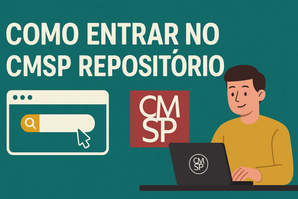Como entrar no CMSP Repositório - Blog da Excelência