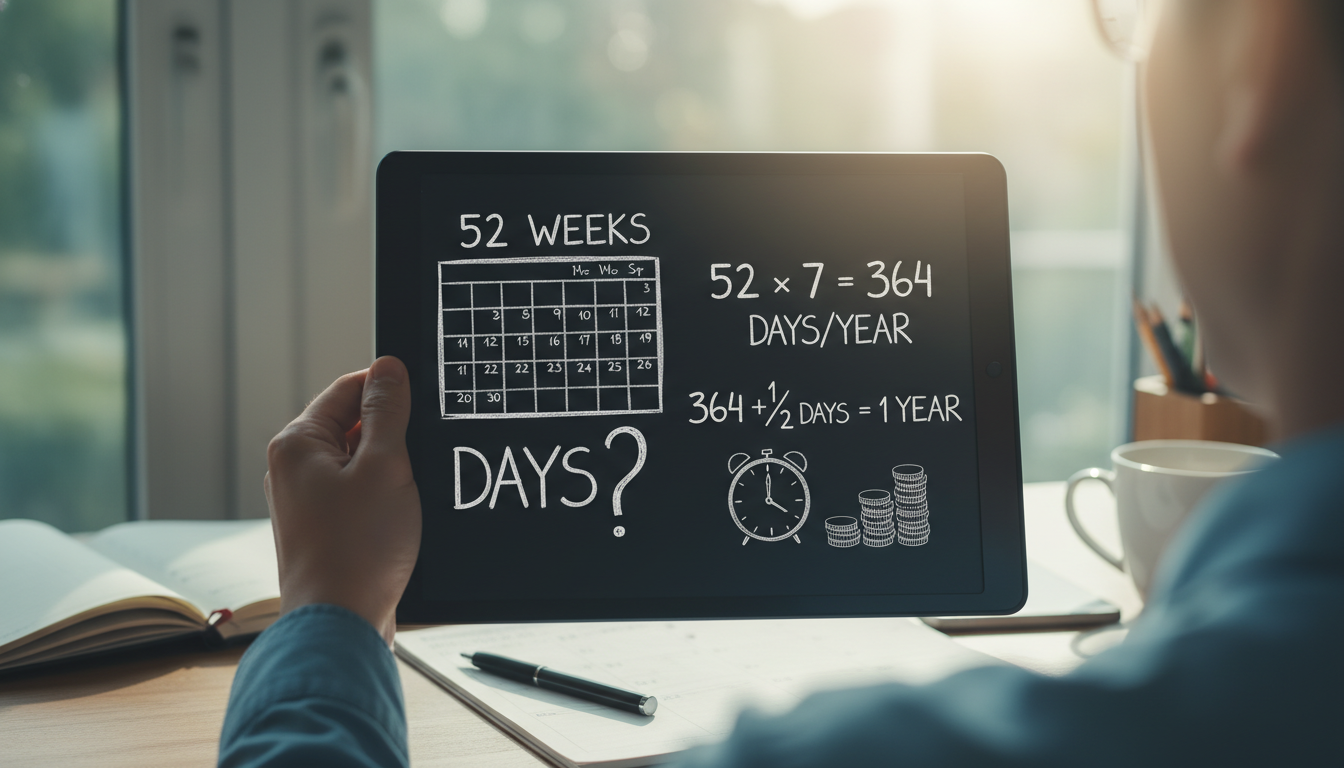 Quantos dias formam 52 semanas? Veja o cálculo correto