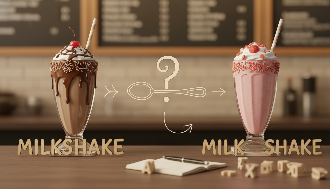 Milkshake ou milk shake: como se escreve certo?